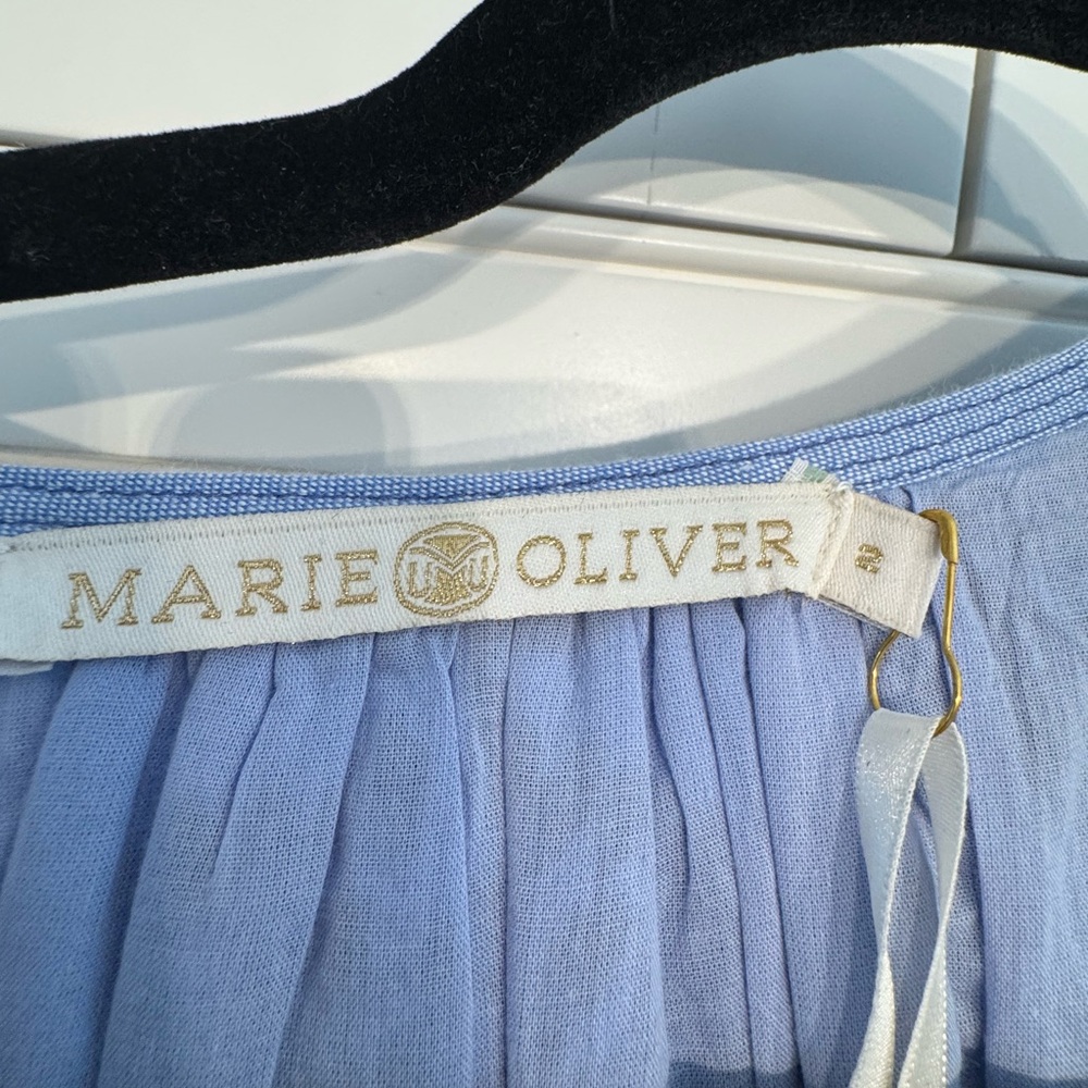 Marie Oliver Natty Embroidered Floral Shirtdress - Size 2 - NWT - Picture 4 of 8